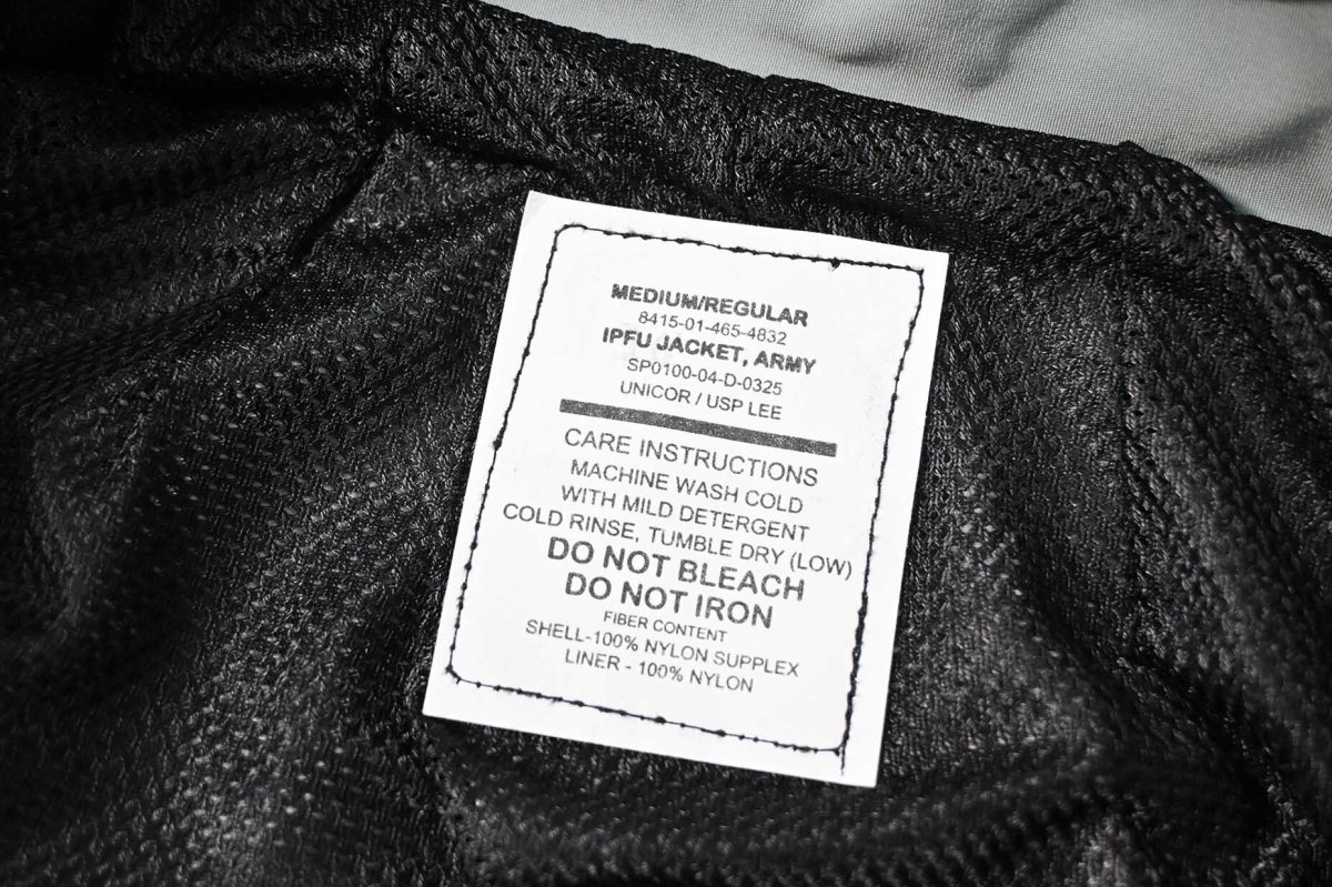 画像5: Deadstock Us Army PT IPFU Army Nylon Jacket (5)