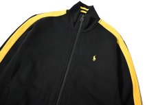 画像2: Used Polo Ralph Lauren Zip Sweat Shirt Black/Yellow ラルフローレン (2)