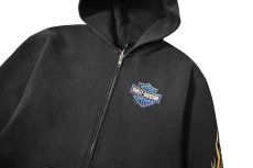 画像3: Used Harley-Davidson Zip Sweat Hoodie made in USA (3)