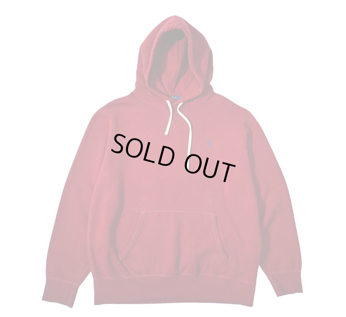 画像1: Used Polo Ralph Lauren Sweat Hoodie Burgundy ラルフローレン (1)