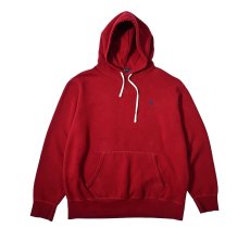 画像1: Used Polo Ralph Lauren Sweat Hoodie Burgundy ラルフローレン (1)