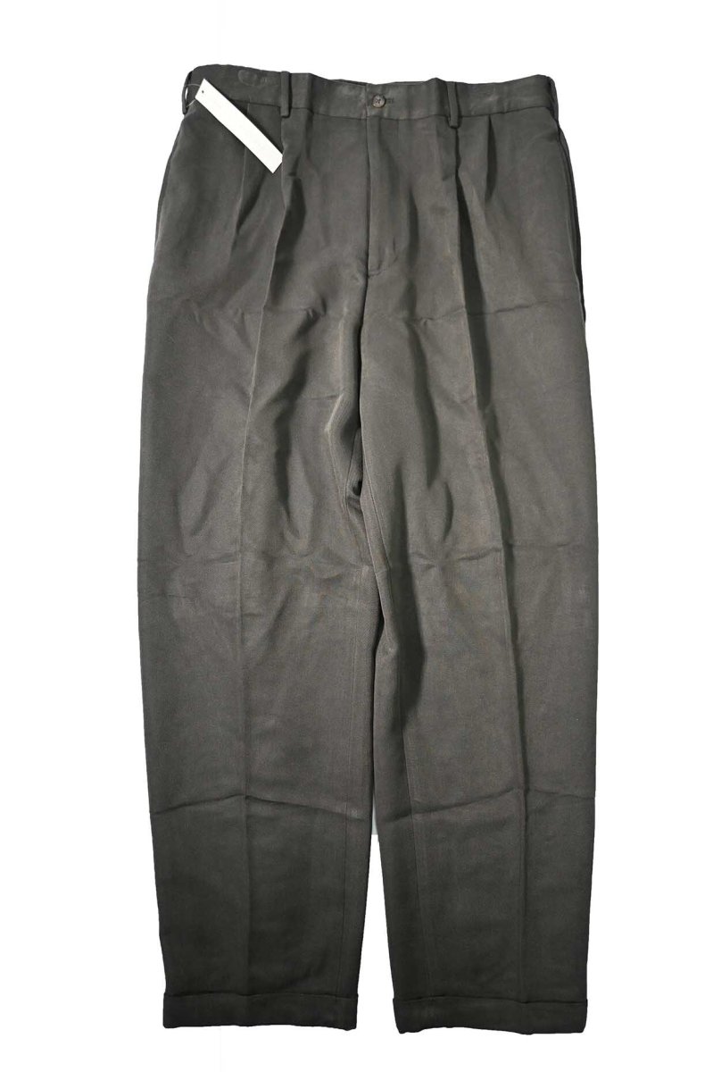画像1: Deadstock Perry Ellis Rayon/Polyester Pleated Slacks (1)