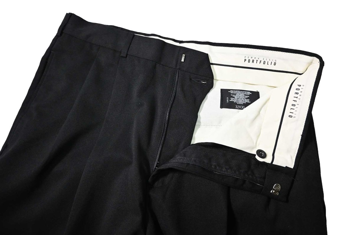 画像5: Used Perry Ellis Portfolio Polyester Pleated Slacks (5)