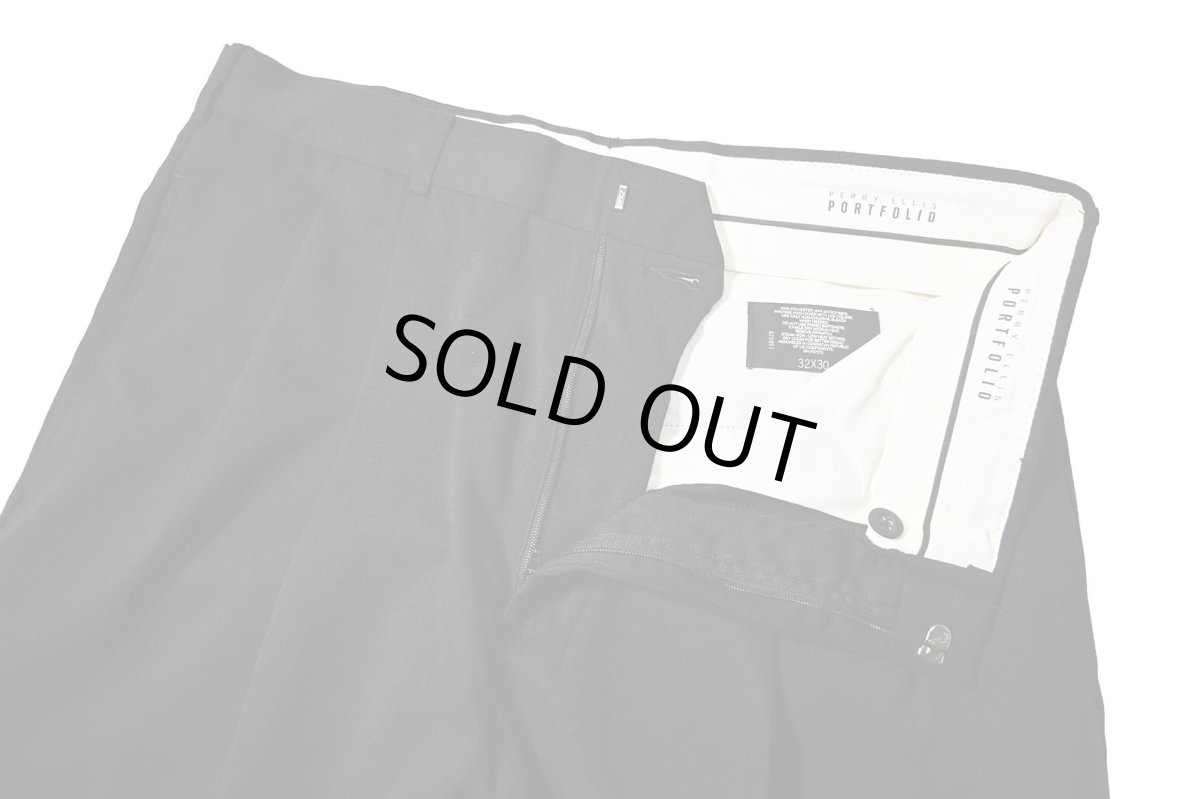 画像5: Used Perry Ellis Portfolio Polyester Pleated Slacks (5)