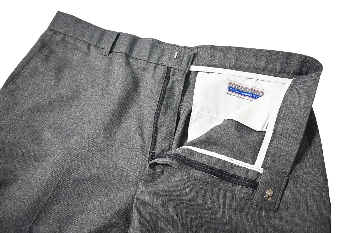 画像5: Used Levi's Action Slacks Grey (5)