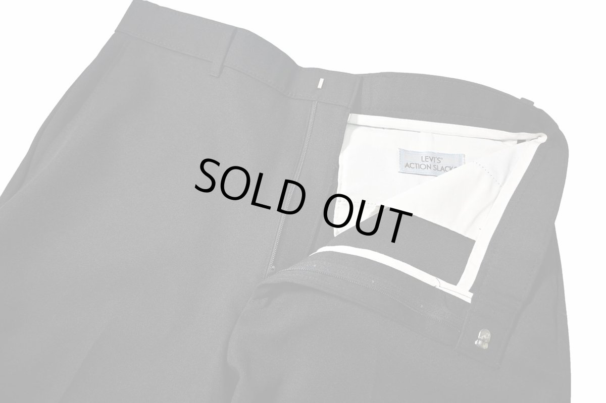 画像5: Used Levi's Action Slacks Black made in USA (5)