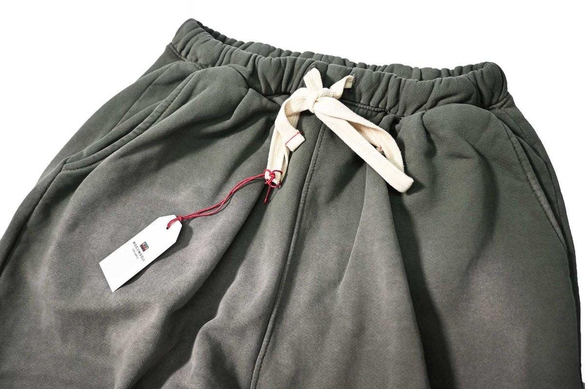 画像2: MOOJI MOOJI US Sweat Pants Aged Olive Green (2)