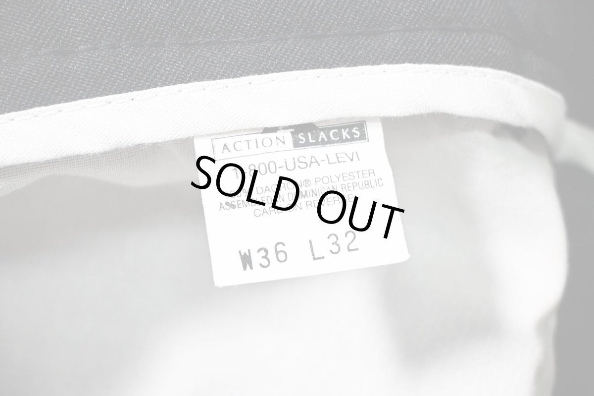 画像7: Used Levi's Action Slacks Black (7)