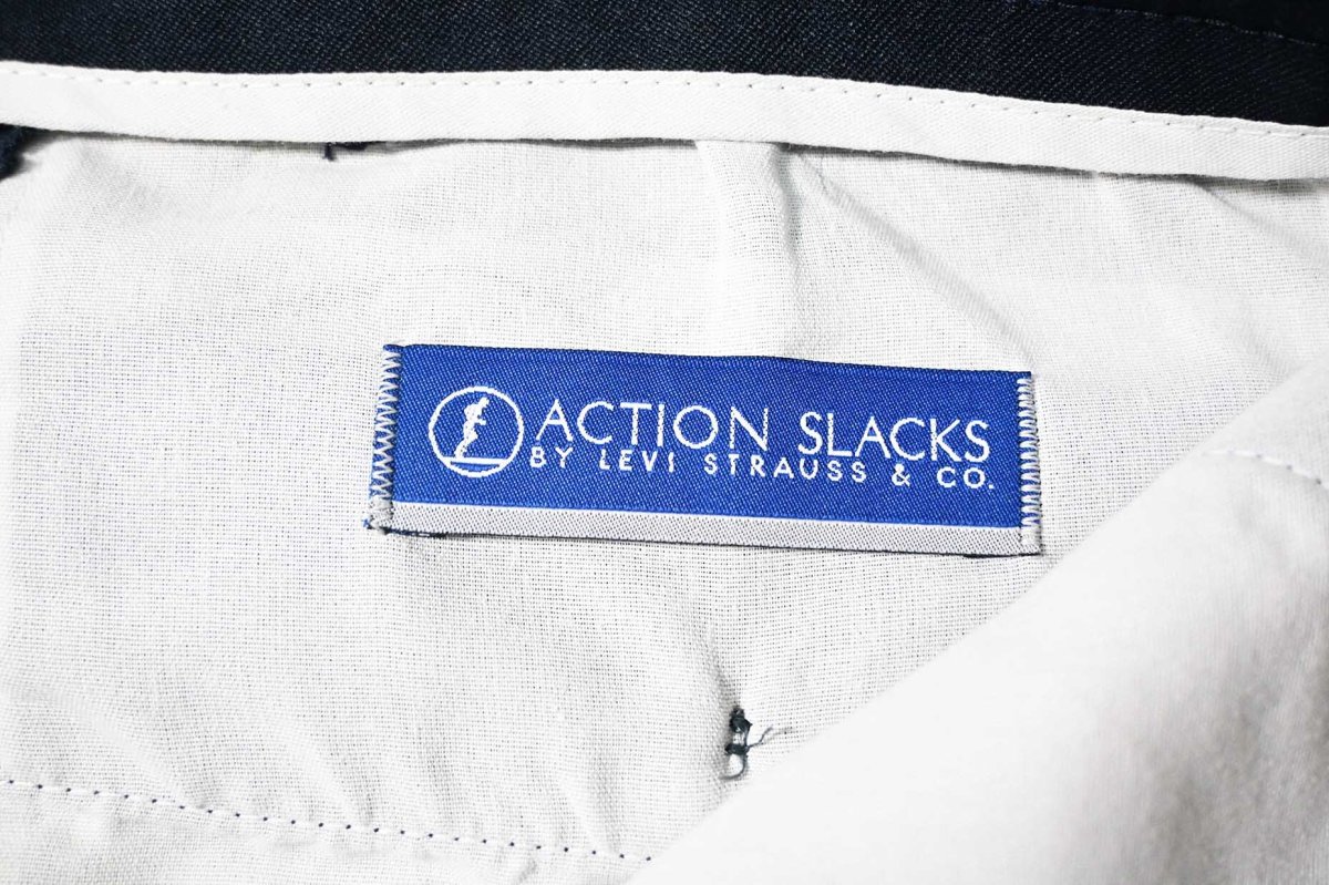 画像6: Used Levi's Action Slacks Navy (6)