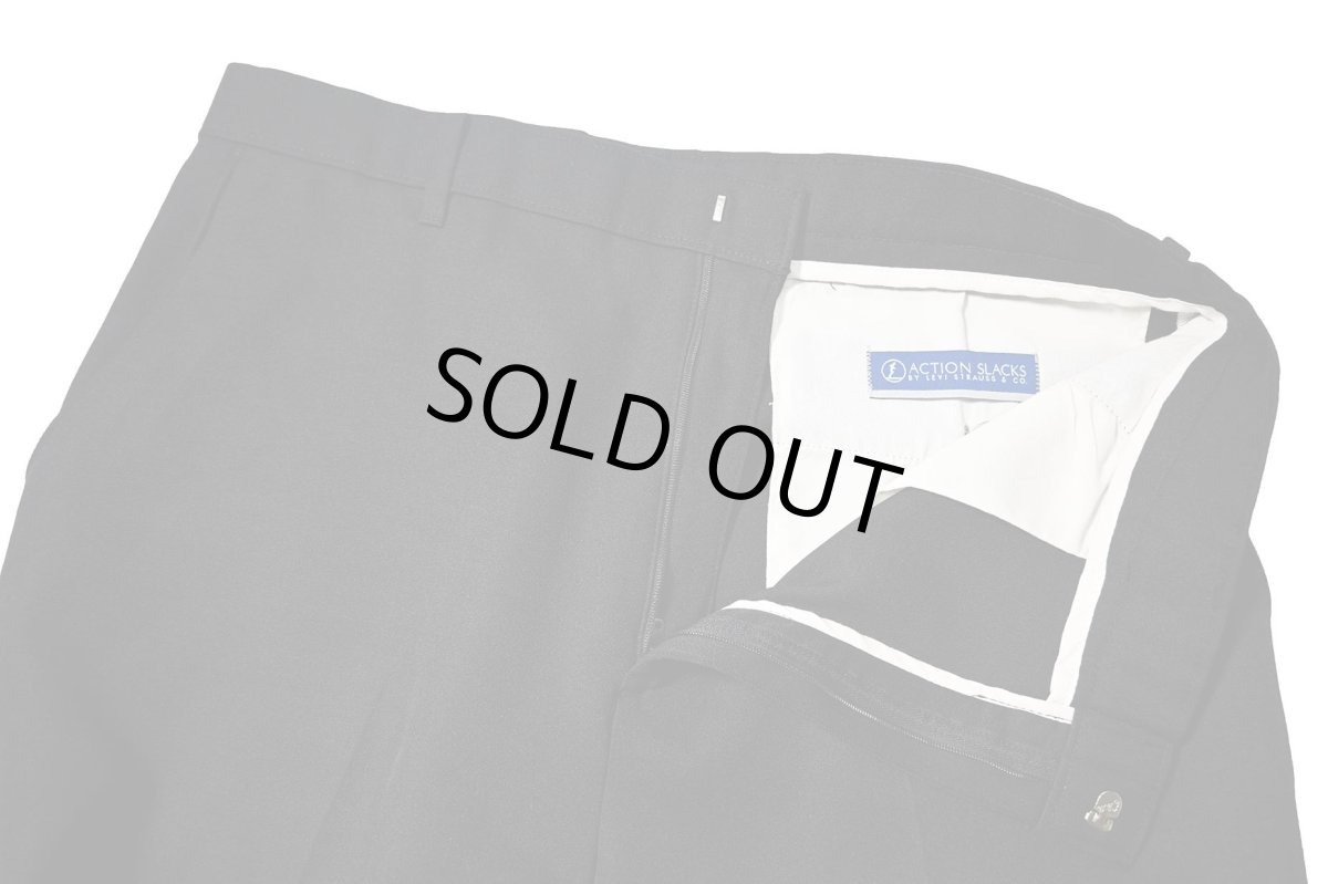 画像5: Used Levi's Action Slacks Black (5)
