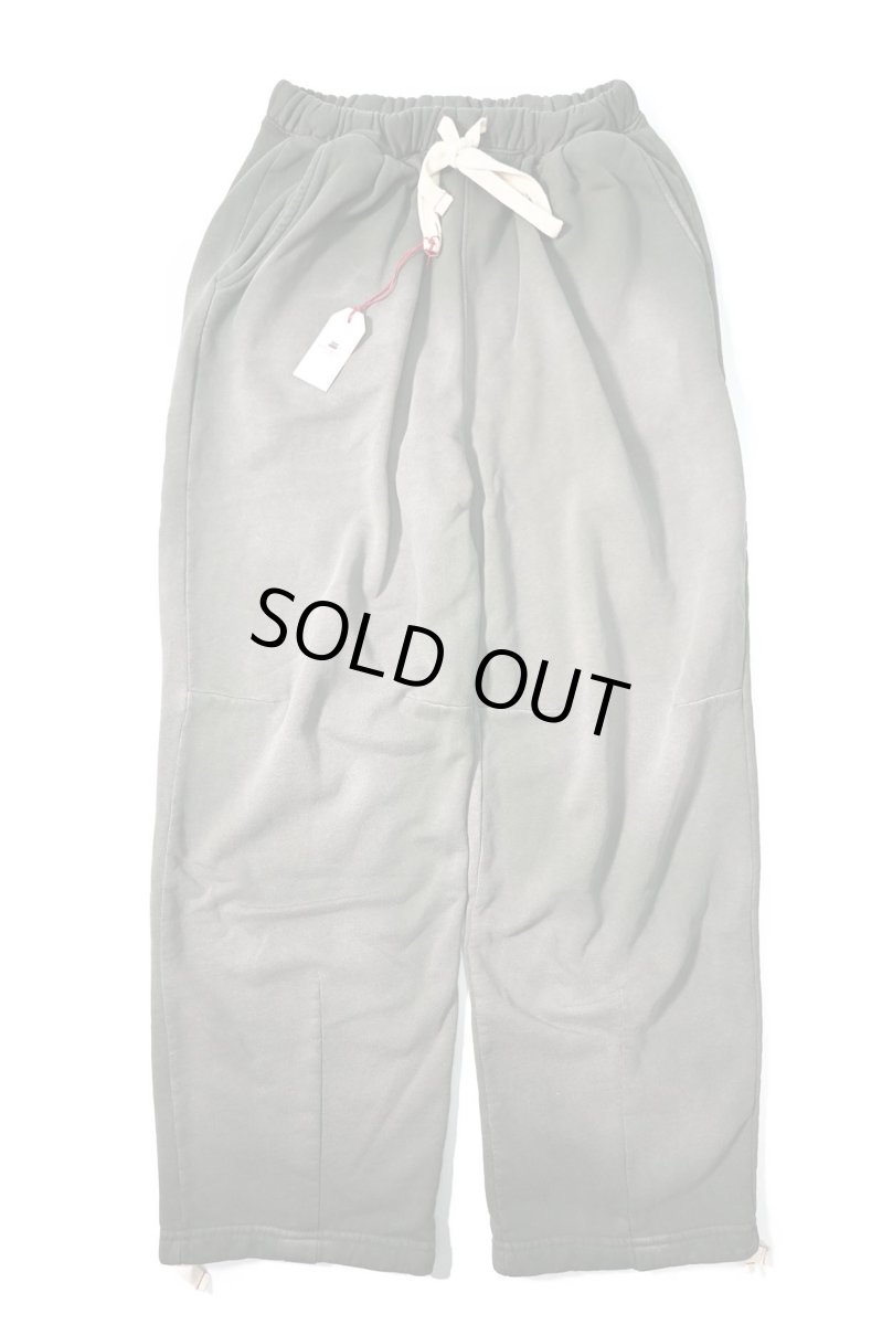 画像1: MOOJI MOOJI US Sweat Pants Aged Olive Green (1)