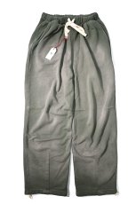 画像1: MOOJI MOOJI US Sweat Pants Aged Olive Green (1)