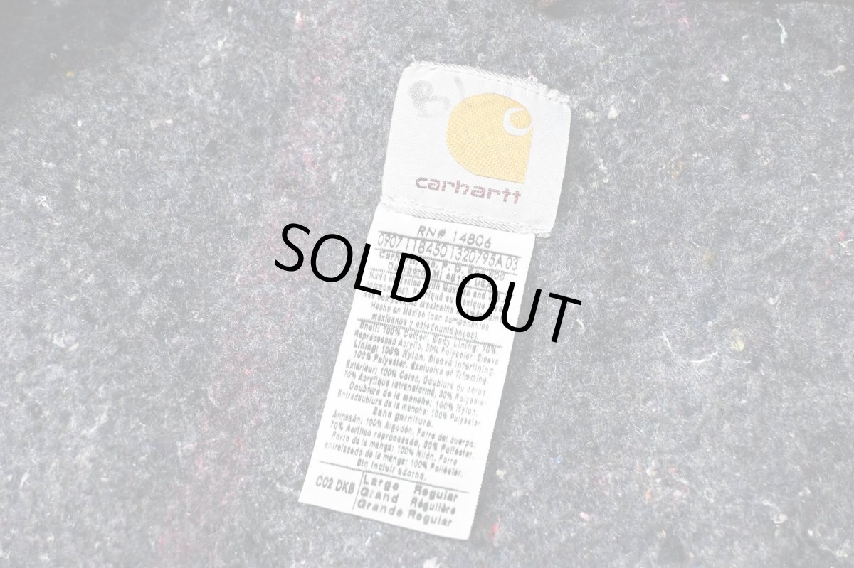 画像6: Used Carhartt Blanket Lined Michigan Chore Coat Dark Brown (6)