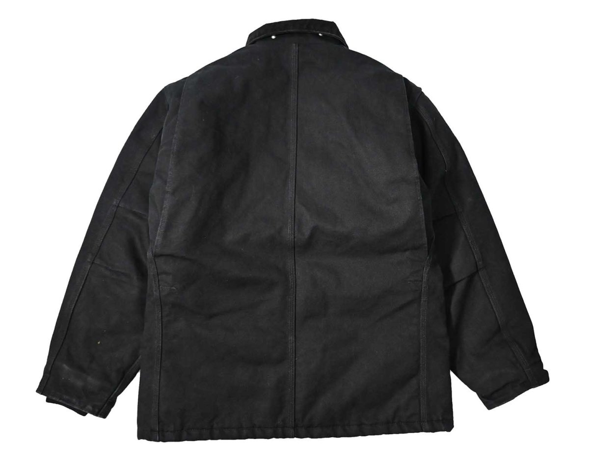 画像2: Used Carhartt Quilt Lined Traditional Coat Black (2)