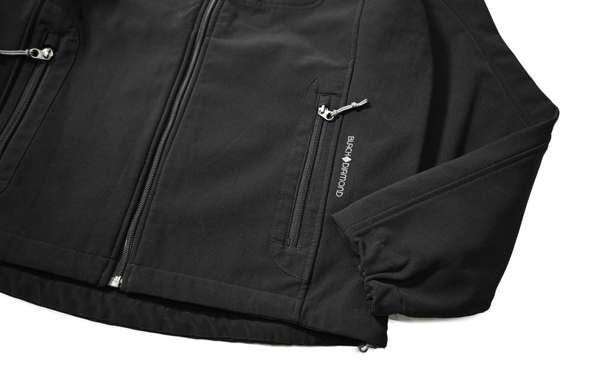 画像3: Used Black Diamond Soft Shell Jacket Black (3)
