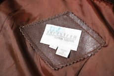 画像6: Used Nordstrom Leather Jacket Brown (6)