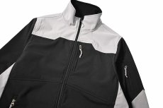 画像2: Deadstock Double Diamond by Black Diamond Soft Shell Jacket Black/Ash (2)