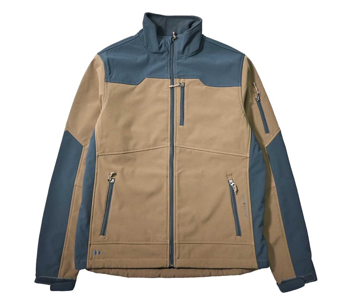 画像1: Deadstock Double Diamond by Black Diamond Soft Shell Jacket Fossil/Deep Slate (1)