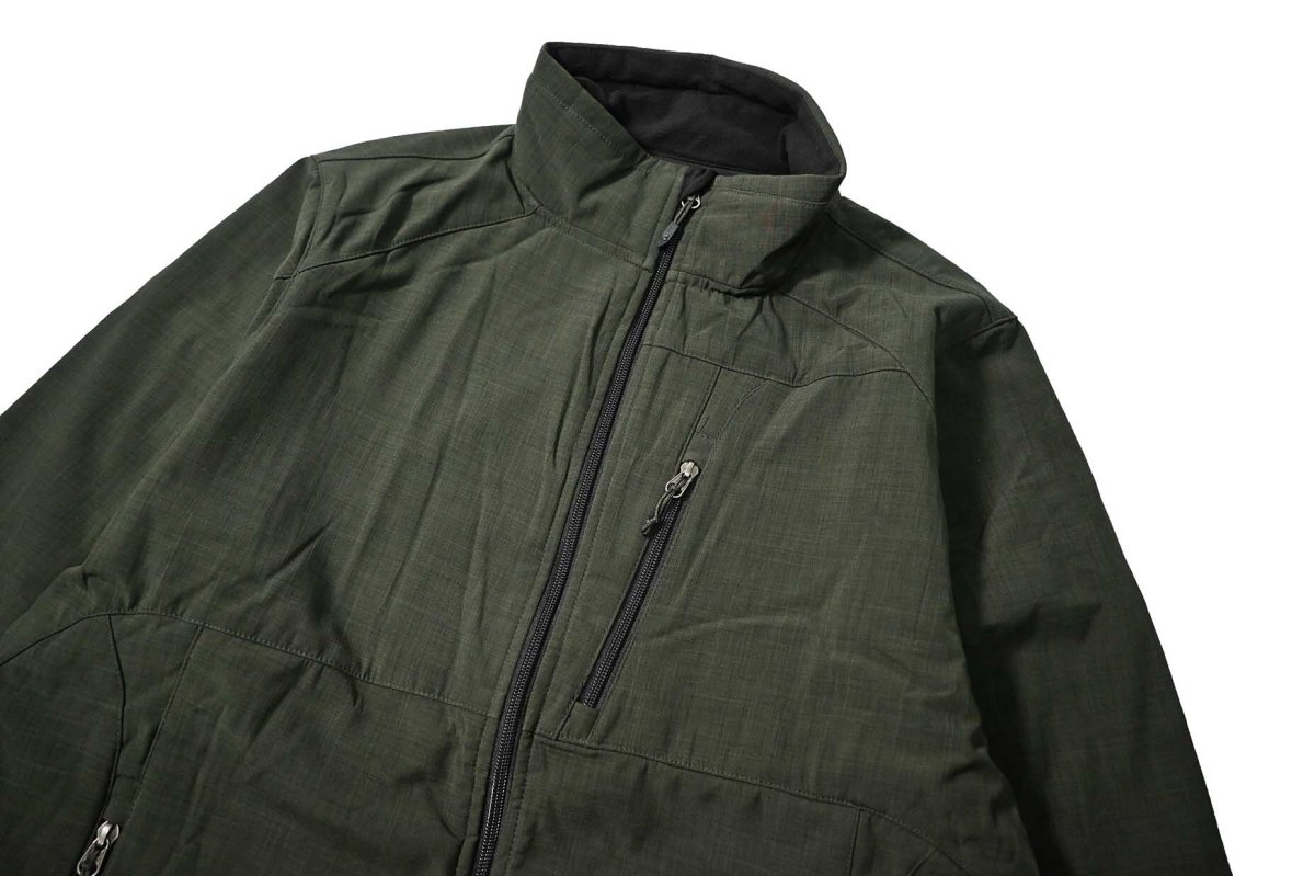 画像2: Deadstock Double Diamond by Black Diamond Soft Shell Jacket Cedar Heather (2)