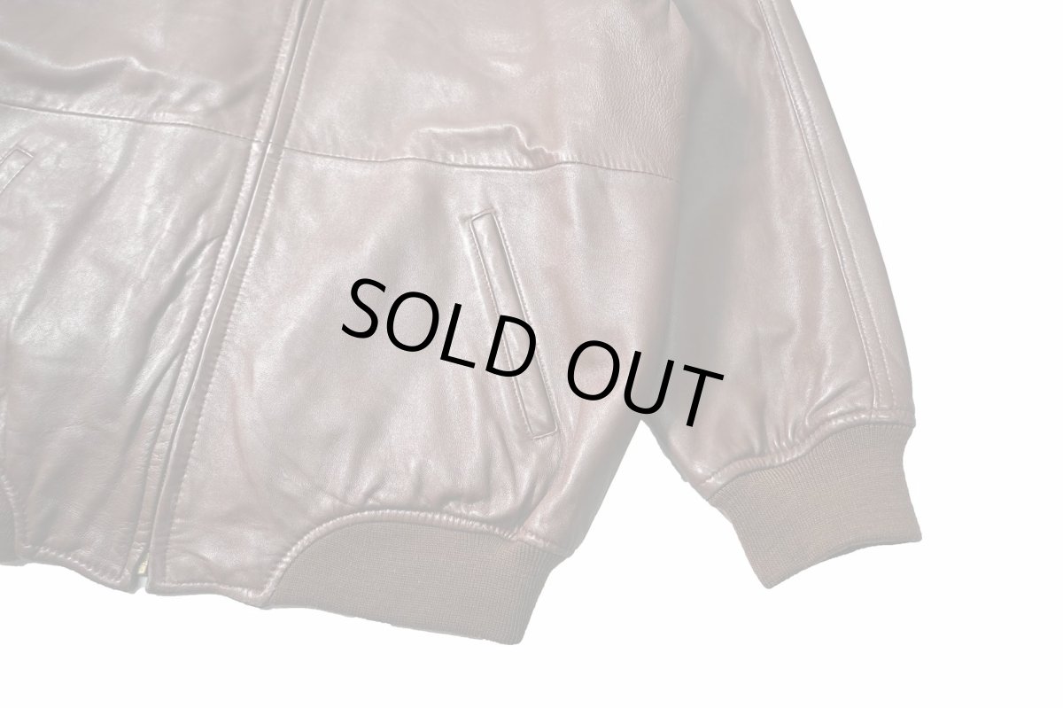 画像4: Used Nordstrom Leather Jacket Brown (4)