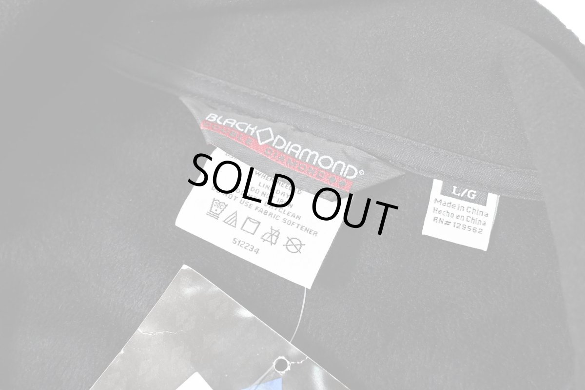 画像4: Deadstock Double Diamond by Black Diamond Soft Shell Jacket Black/Ash (4)