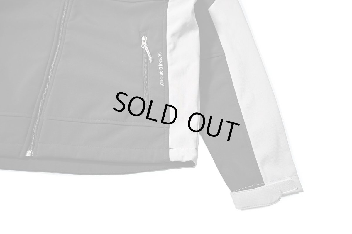 画像3: Deadstock Double Diamond by Black Diamond Soft Shell Jacket Black/Ash (3)