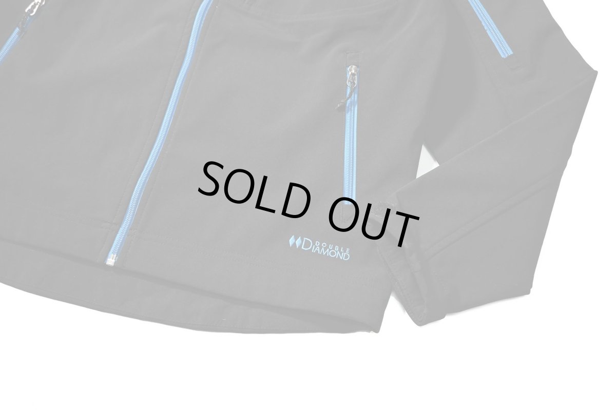 画像4: Used Double Diamond by Black Diamond Soft Shell Jacket Black/Blue (4)