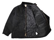 画像5: Used Carhartt Quilt Lined Traditional Coat Black (5)