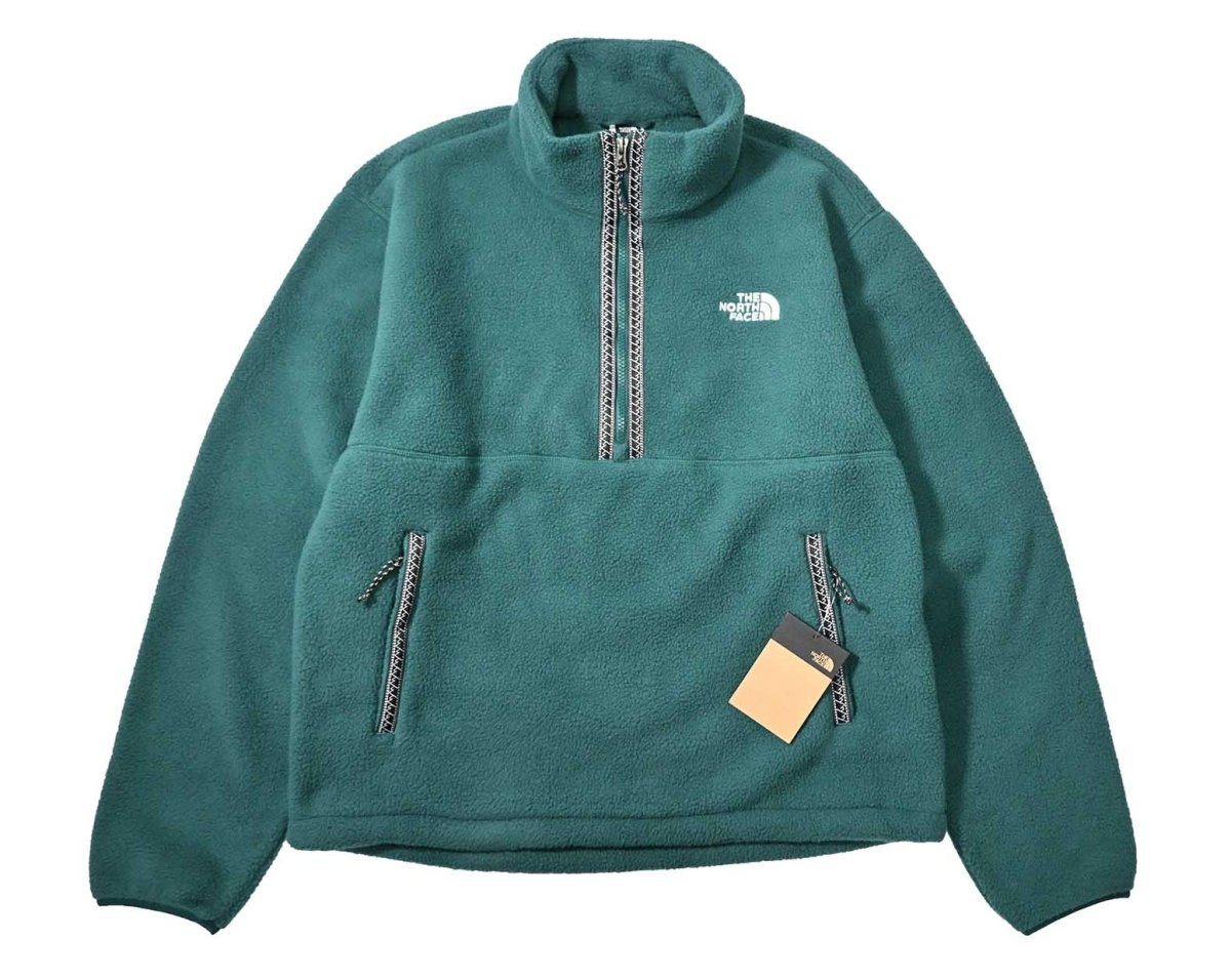 画像1: The North Face Fleeski Quarter Zip Pullover Fleece Deep Nori ノースフェイス (1)