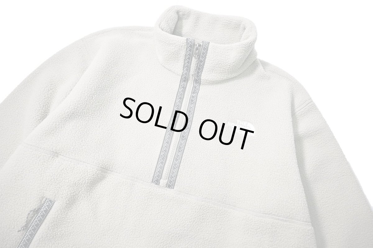 画像3: The North Face Fleeski Quarter Zip Pullover Fleece Clay Grey ノースフェイス (3)