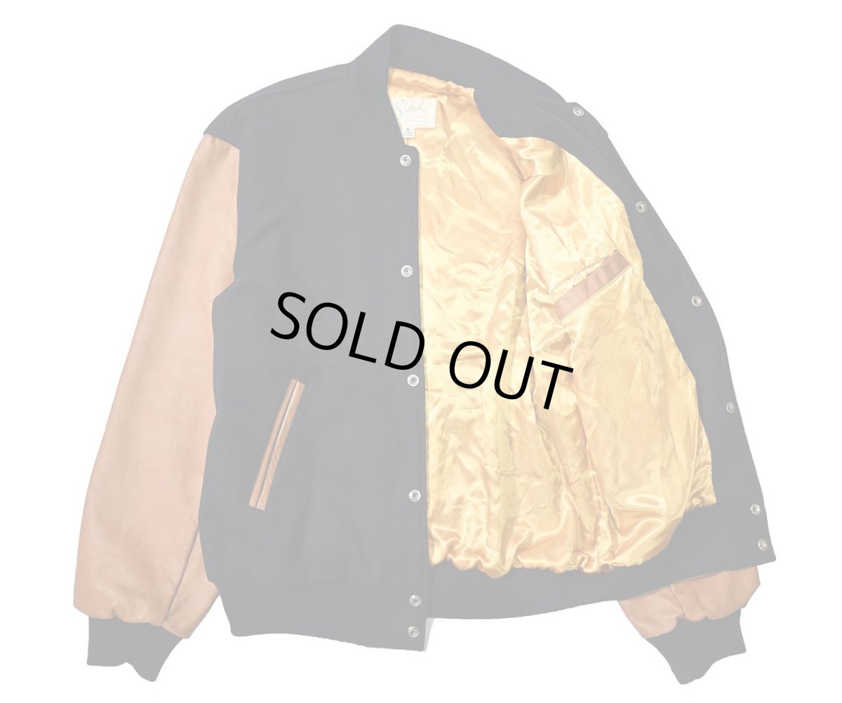 画像5: Used Sichel Melton/Leather Varsity Jacket made in USA (5)