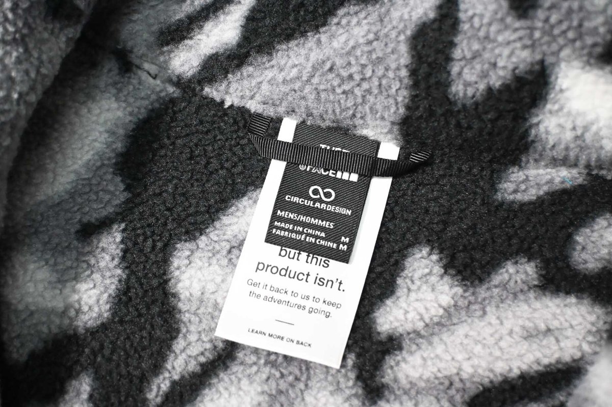 画像5: The North Face Fleeski Quarter Zip Pullover Fleece Black 3D Summit ノースフェイス (5)