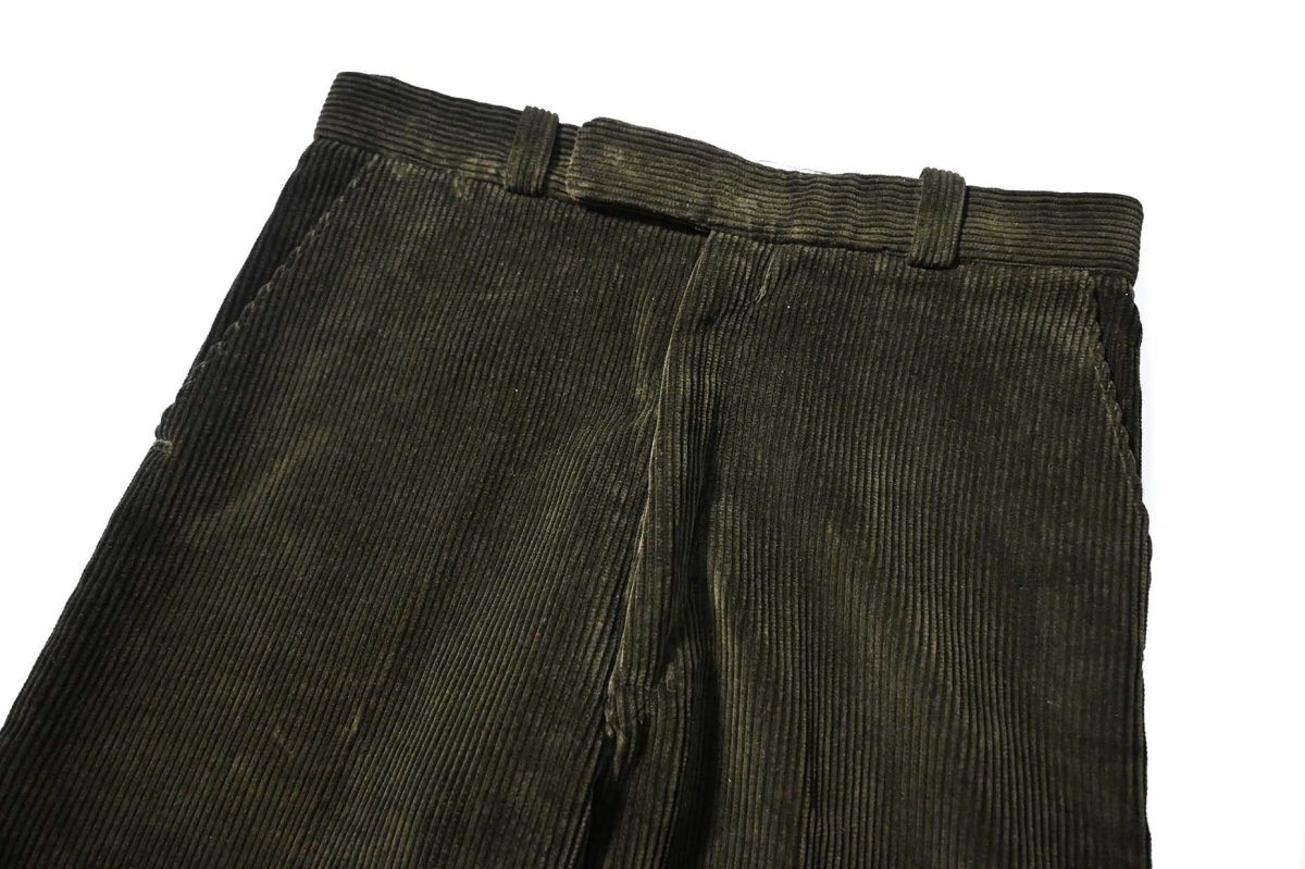 画像2: Deadstock Field Classics Corduroy Pants Olive (2)