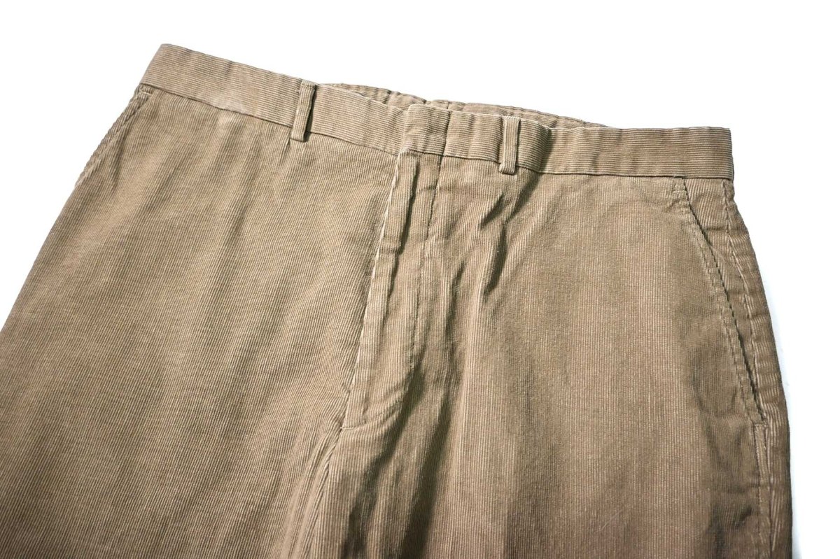 画像2: Used Lands' End Corduroy Pants Khaki made in USA (2)