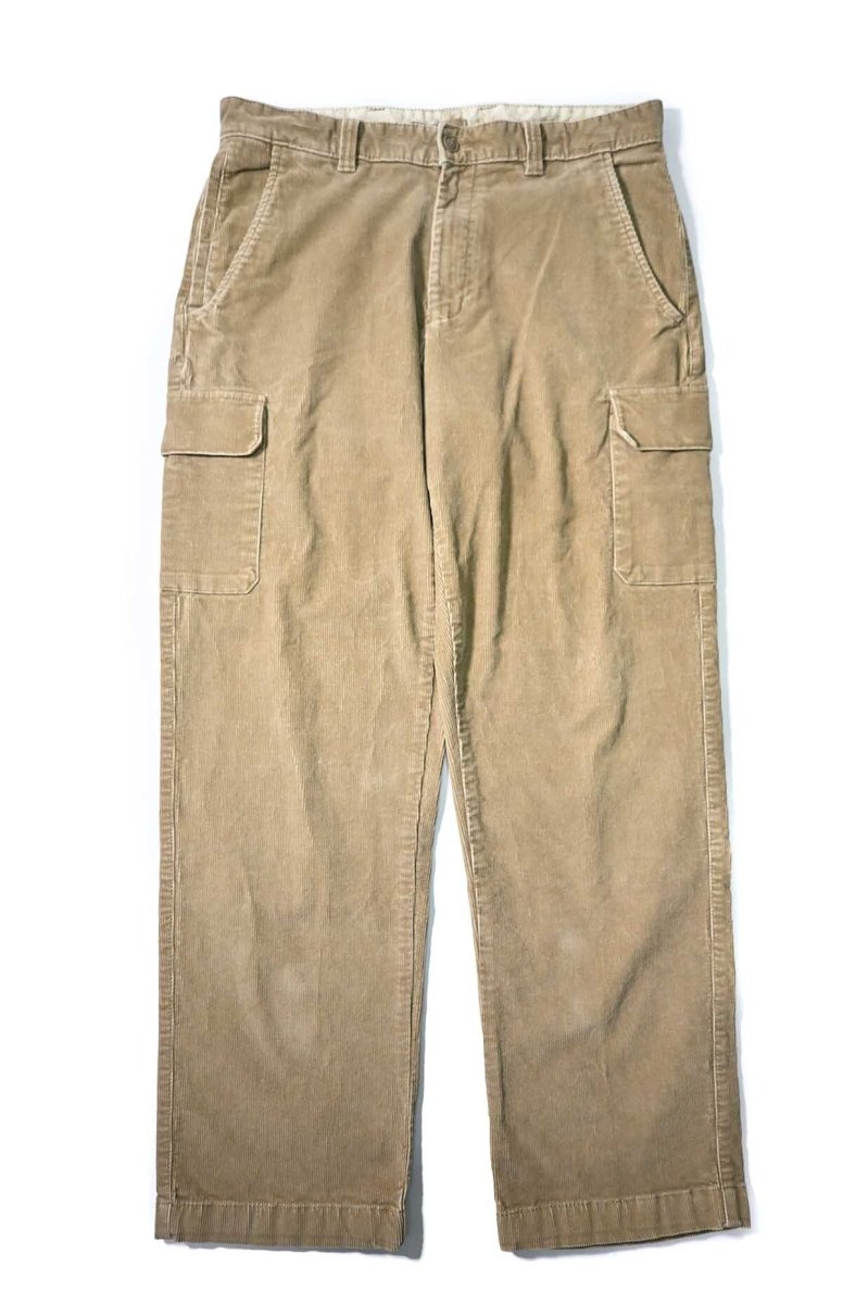 画像1: Used L.L.Bean Corduroy Cargo Pants Khaki (1)