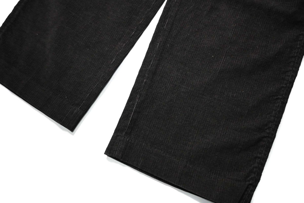 画像3: Used Lands' End Corduroy Pants Black (3)
