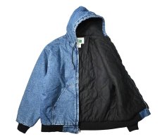 画像4: Used KEY Stone Denim Work Jacket made in USA (4)