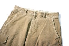 画像2: Used L.L.Bean Corduroy Cargo Pants Khaki (2)