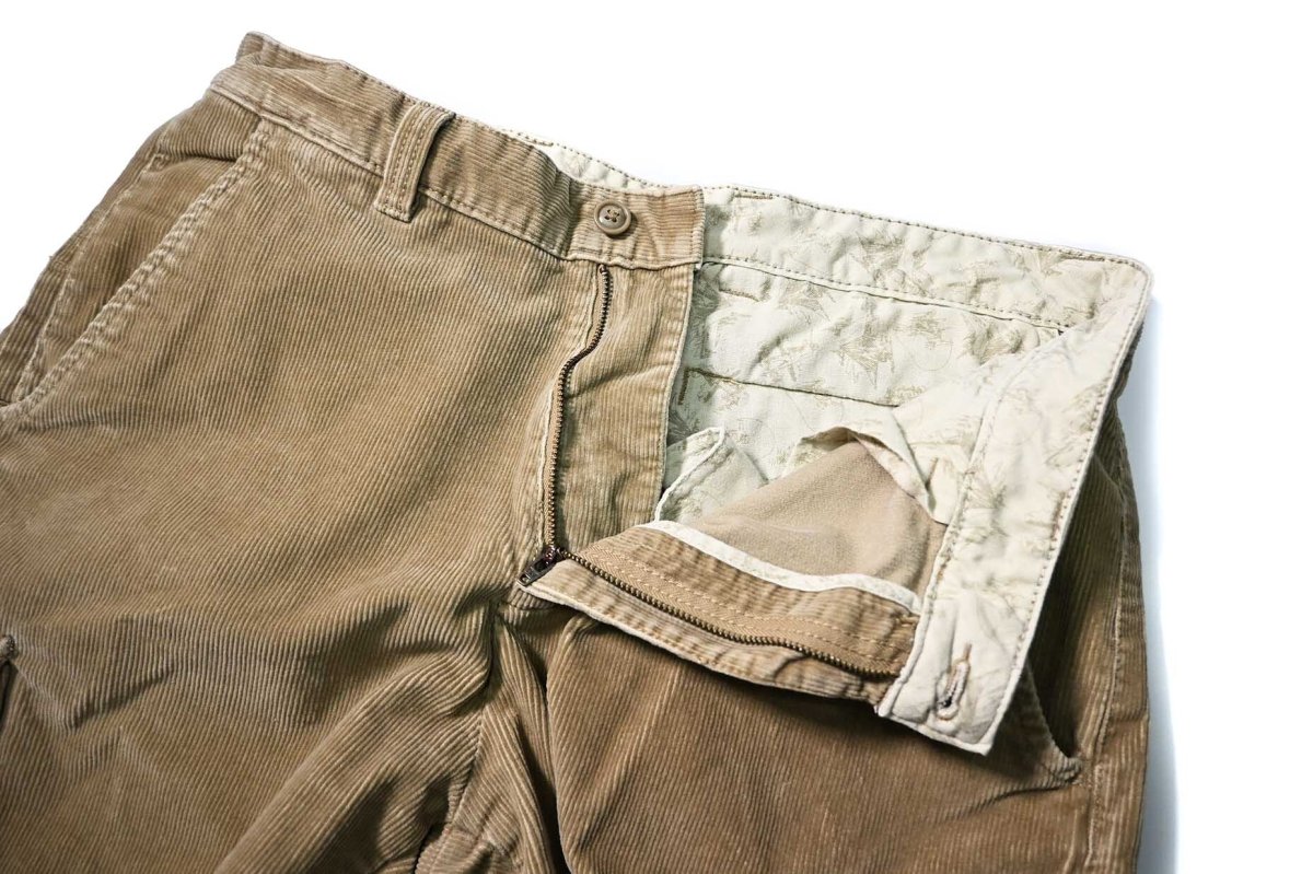 画像6: Used L.L.Bean Corduroy Cargo Pants Khaki (6)