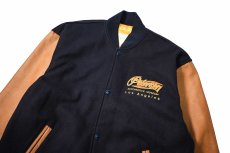 画像3: Used Sichel Melton/Leather Varsity Jacket made in USA (3)