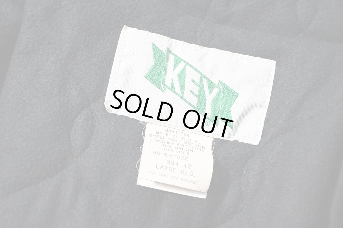 画像5: Used KEY Stone Denim Work Jacket made in USA (5)