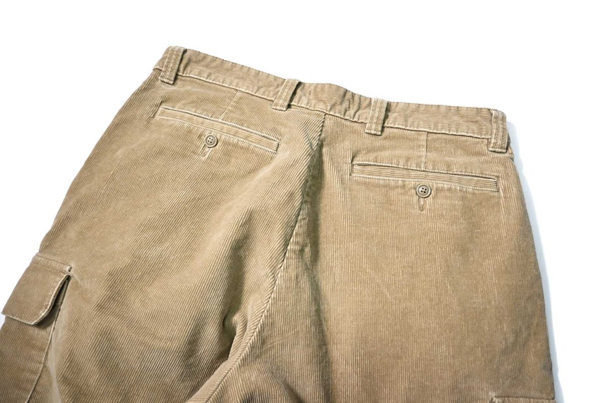 画像4: Used L.L.Bean Corduroy Cargo Pants Khaki (4)