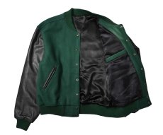 画像5: Used Melton/Leather Varsity Jacket (5)