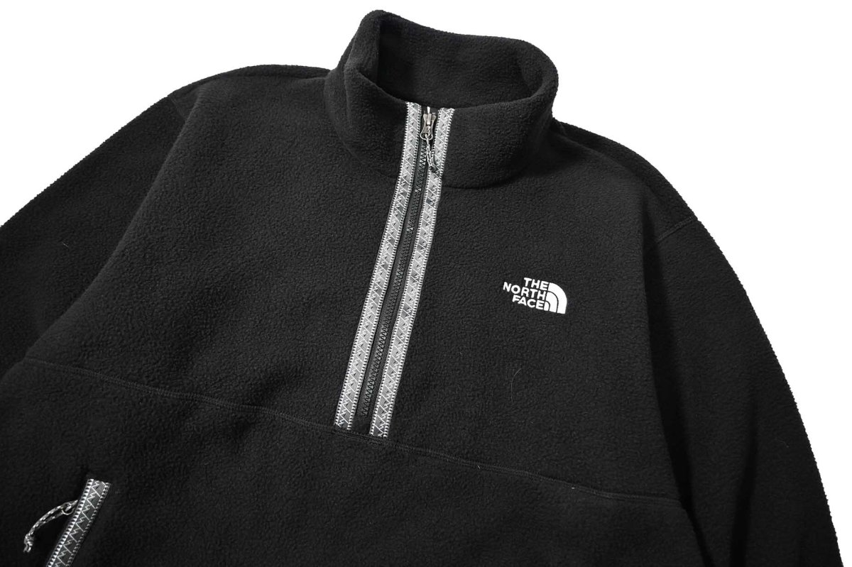 画像3: The North Face Fleeski Quarter Zip Pullover Fleece Black ノースフェイス (3)