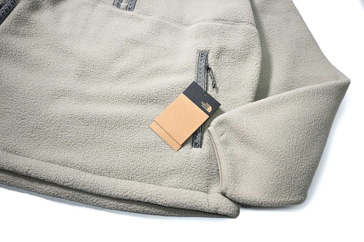 画像4: The North Face Fleeski Quarter Zip Pullover Fleece Clay Grey ノースフェイス (4)