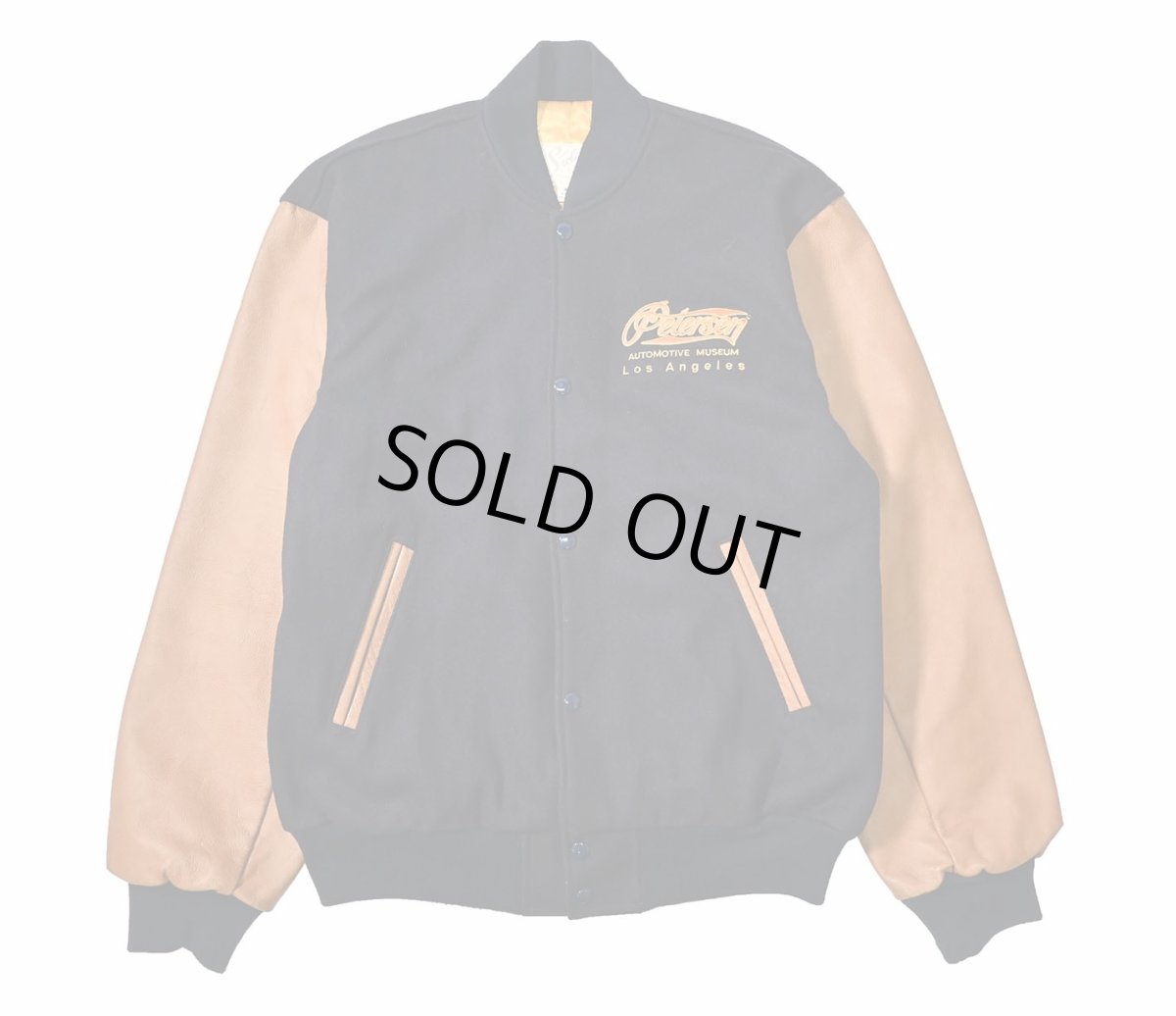 画像1: Used Sichel Melton/Leather Varsity Jacket made in USA (1)