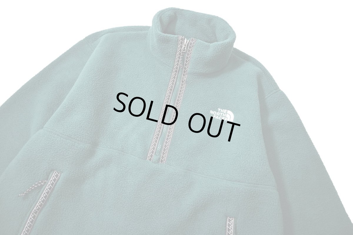 画像3: The North Face Fleeski Quarter Zip Pullover Fleece Deep Nori ノースフェイス (3)