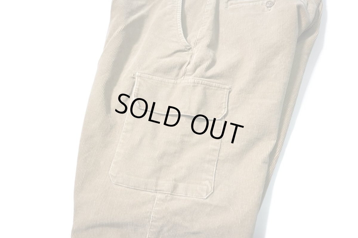 画像5: Used L.L.Bean Corduroy Cargo Pants Khaki (5)