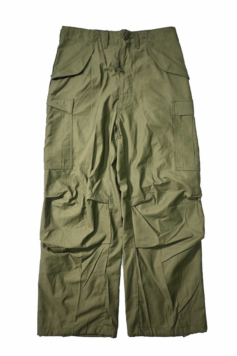 画像1: 70s Deadstock Us Army M-65 Field Pants Olive Brass Zipper (1)
