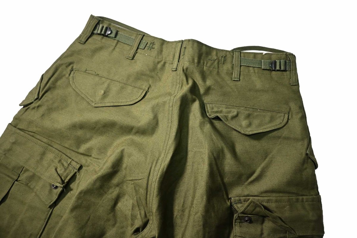 画像4: 60s Deadstock Us Army M-65 Field Pants Olive Aluminum Zipper (4)